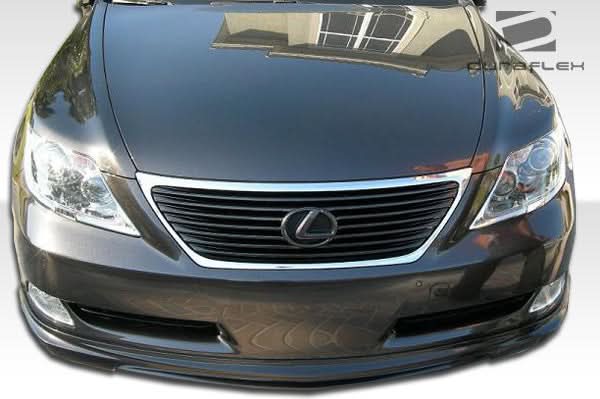 2007-2009 Lexus LS460 W-1 Style Front Lip Under Spoiler Air Dam - FRP