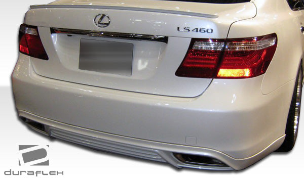 2007-2009 Lexus LS460 W-1 Style Rear Lip Under Spoiler Air Dam - FRP