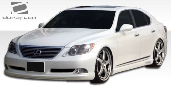 2007-2012 Lexus LS460 W-1 Style Side Skirts Rocker Panels - FRP