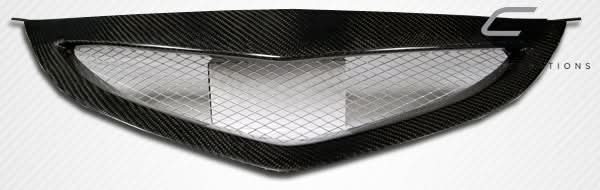 2004-2009 Mazda 3 4DR Open Mouth Style Grille - Carbon Fiber