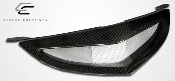 2004-2009 Mazda 3 4DR Open Mouth Style Grille - Carbon Fiber