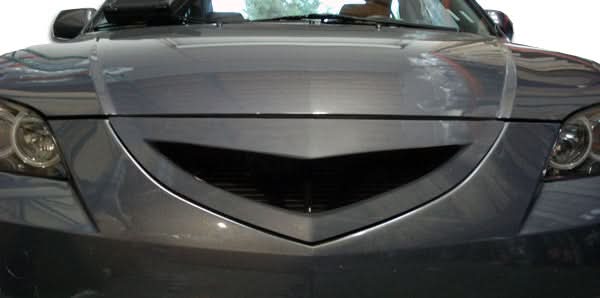 2004-2009 Mazda 3 Open Mouth Style Front Grille - FRP