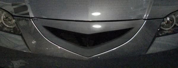 2004-2009 Mazda 3 Open Mouth Style Front Grille - FRP
