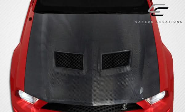 2005-2009 Ford Mustang Cobra OEM Look Hood - Carbon Fiber
