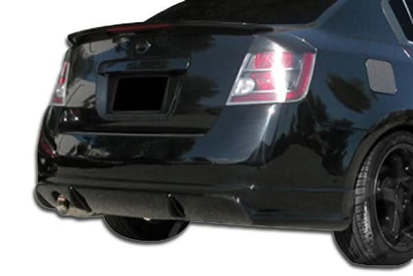 2007-2012 Nissan Sentra D-Sport Style Rear Bumper Cover - FRP