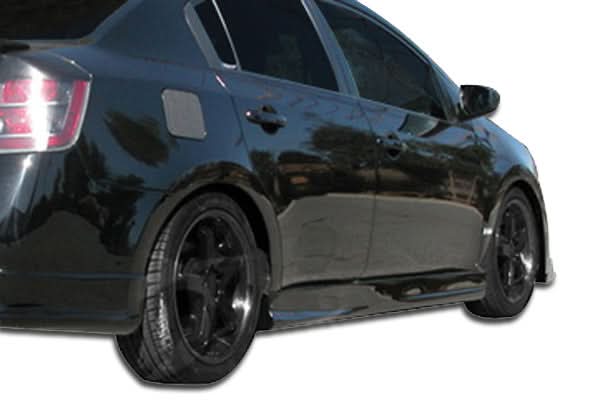 2007-2012 Nissan Sentra D-Sport Style Side Skirts Rocker Panels - 2 Piece