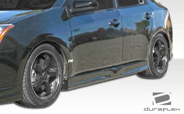 2007-2012 Nissan Sentra D-Sport Style Side Skirts Rocker Panels - 2 Piece