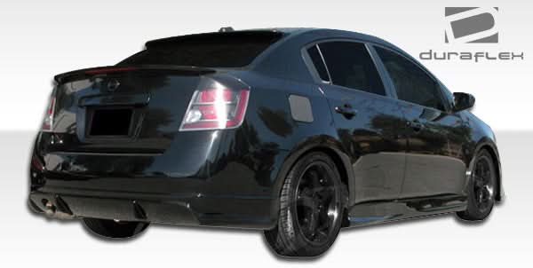 2007-2012 Nissan Sentra D-Sport Style Side Skirts Rocker Panels - 2 Piece