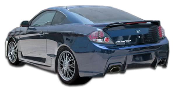 2007-2008 Hyundai Tiburon Spec-R Style Rear Bumper Cover - FRP