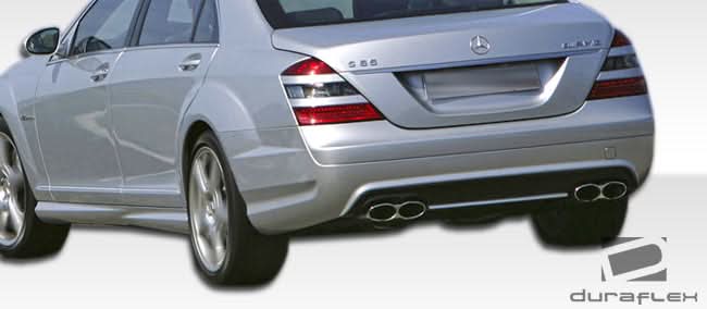 2007-2013 Mercedes S Class S65 Look Side Skirts Rocker Panels - FRP