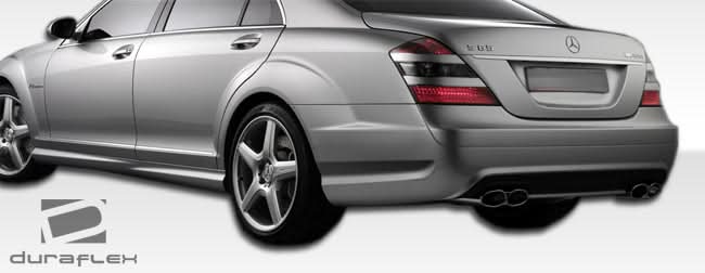 2007-2013 Mercedes S Class S65 Look Side Skirts Rocker Panels - FRP