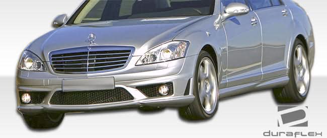 2007-2013 Mercedes S Class S65 Look Side Skirts Rocker Panels - FRP