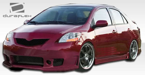 2007-2011 Toyota Yaris B-2 Style Front Bumper Cover - FRP