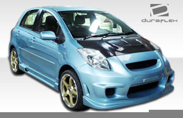 2007-2011 Toyota Yaris I-Spec Style Front Bumper Cover - FRP