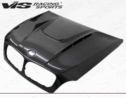 2008-2014 BMW X6 E71 4 doors EVO GT Style Carbon Fiber Black Hood
