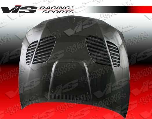 2008-2012 BMW 1 SERIES E82 2 doors GTR Style Carbon Fiber Black Hood