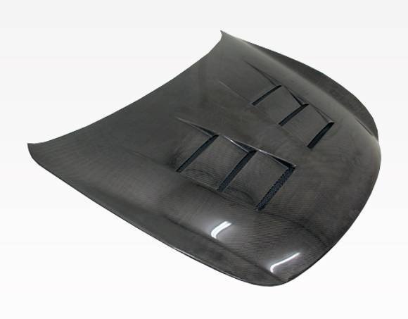 2014-2015 Infiniti Q60 2 doors TERMINATOR Style Carbon Fiber Black Hood