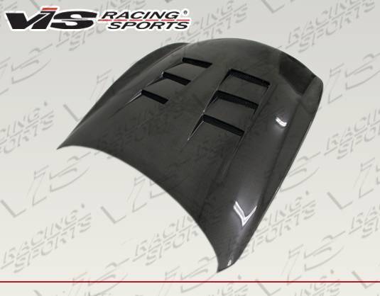 2014-2015 Infiniti Q60 2 doors TERMINATOR Style Carbon Fiber Black Hood