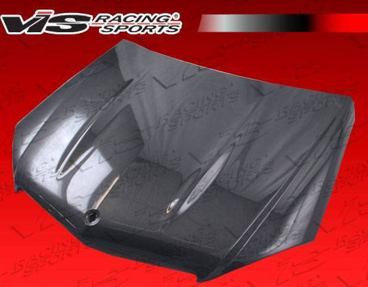 2008-2011 Mercedes C Class C63 4 doors OEM Style Carbon Fiber Black Hood