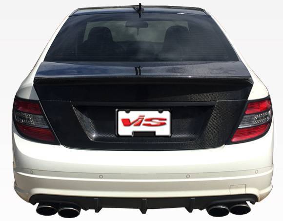 2008-2012 Mercedes C Class 4 doors DEMON Style Carbon Fiber Black Trunk