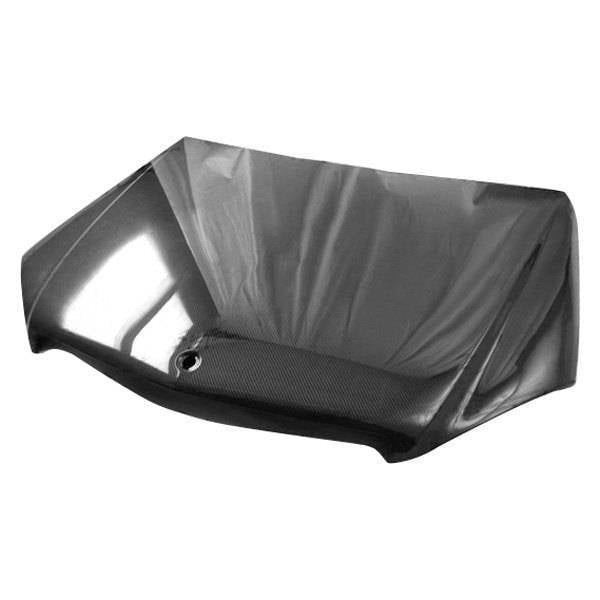 2008-2011 Mercedes C Class 4 doors OEM Style Carbon Fiber Black Hood