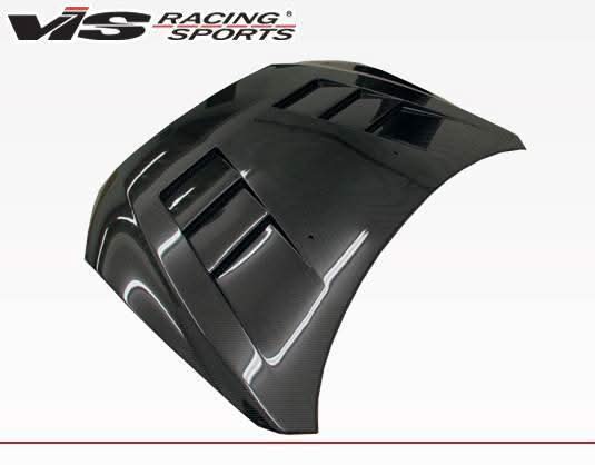 2008-2015 Mitsubishi EVO 10 4 doors TERMINATOR Style Carbon Fiber Black Hood