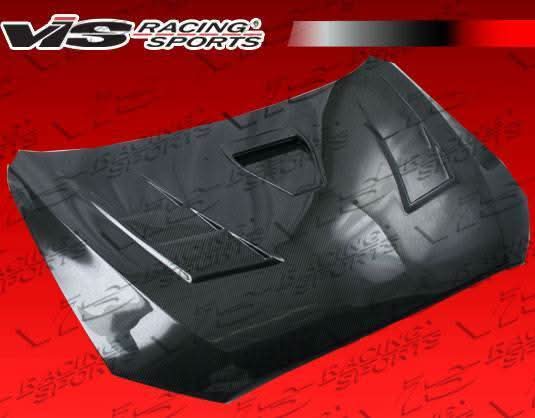 2008-2017 Mitsubishi Lancer 4 doors TERMINATOR GT Style Carbon Fiber Black Hood