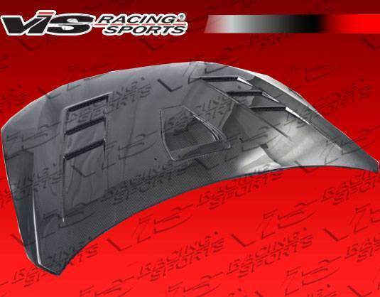 2008-2017 Mitsubishi Lancer 4 doors TERMINATOR GT Style Carbon Fiber Black Hood