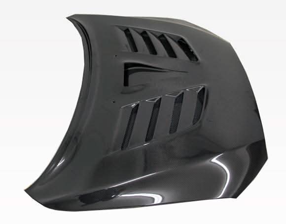 2008-2017 Mitsubishi Lancer 4 doors VRS Style Carbon Fiber Black Hood
