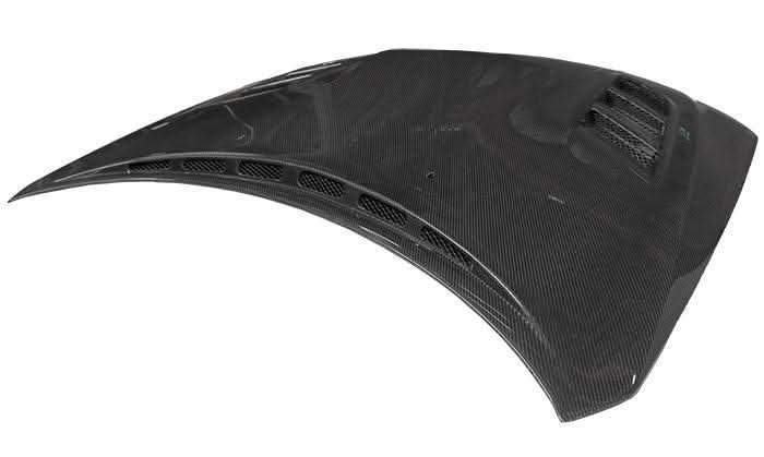 2008-2014 Subaru WRX Hatchback 4 doors Carbon Fiber Black Hood