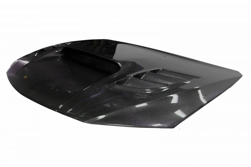 2008-2014 Subaru WRX Hatchback 4 doors Carbon Fiber Black Hood