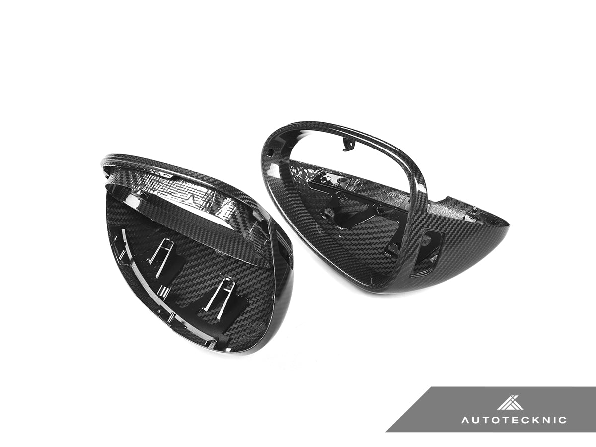 AutoTecknic Replacement Dry Carbon Mirror Covers - Porsche 95B Macan