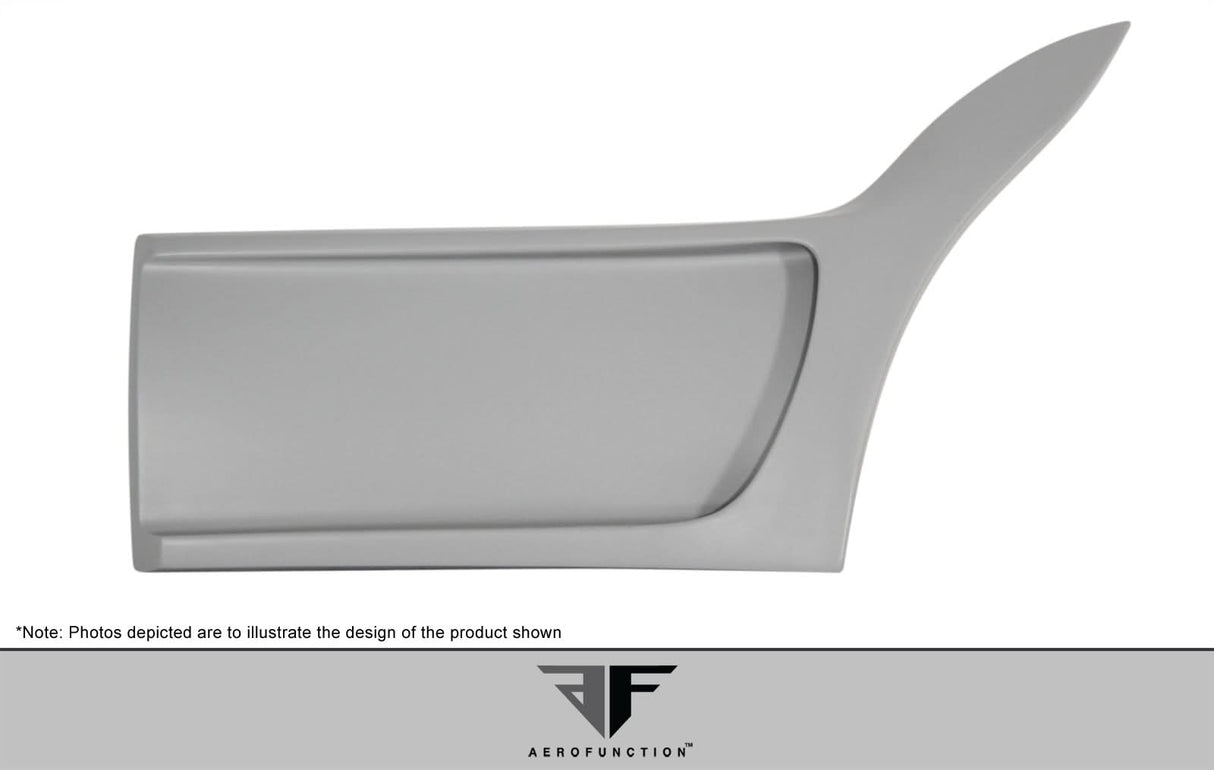 2008-2014 BMW X6 AF-3 Style Wide Body Rear Door Caps - FRP