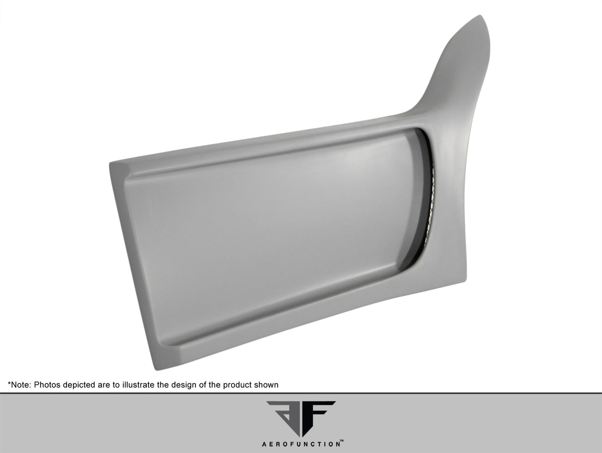 2008-2014 BMW X6 AF-3 Style Wide Body Rear Door Caps - FRP