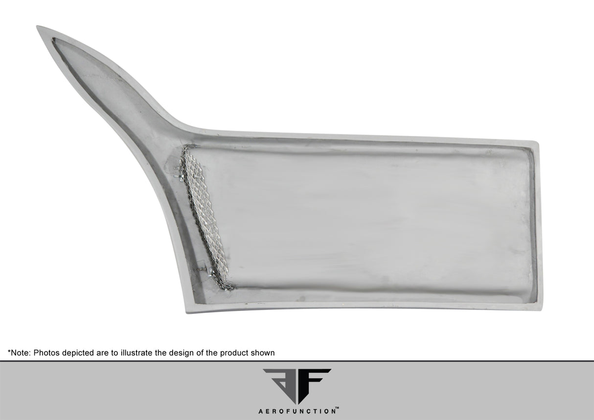 2008-2014 BMW X6 AF-3 Style Wide Body Rear Door Caps - FRP