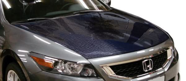 2008-2012 Honda Accord 2DR OEM Look Hood - Carbon Fiber