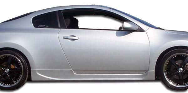 2008-2012 Nissan Altima Racer Style Side Skirts Rocker Panels - FRP
