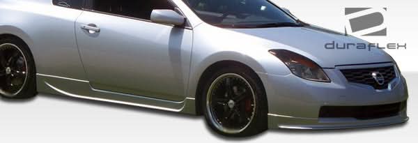 2008-2012 Nissan Altima Racer Style Side Skirts Rocker Panels - FRP