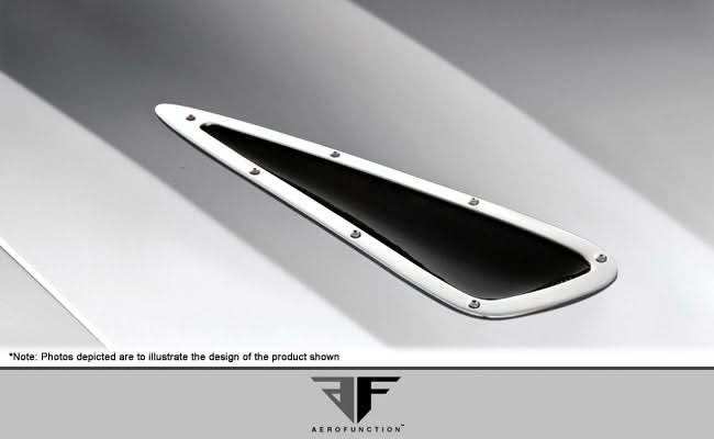 2008-2014 BMW X6 AF-1 Style Hood Vents - FRP
