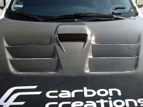 2008-2017 Mitsubishi Lancer Dritech GT Concept Style Hood - Carbon