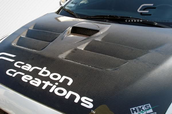 2008-2017 Mitsubishi Lancer Dritech GT Concept Style Hood - Carbon