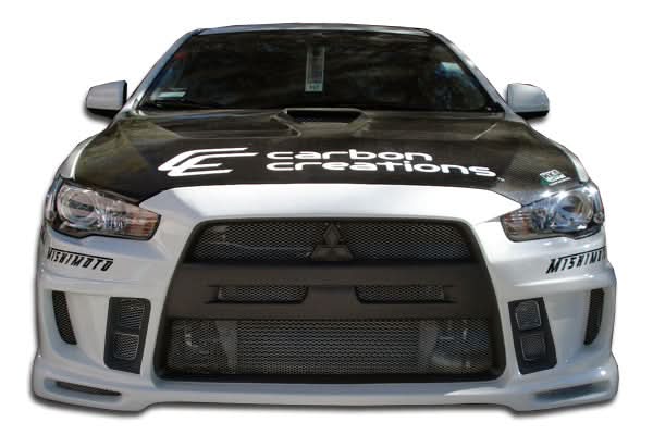 2008-2015 Mitsubishi Lancer Evolution 10 GT Concept Style Front Bumper Cover - FRP
