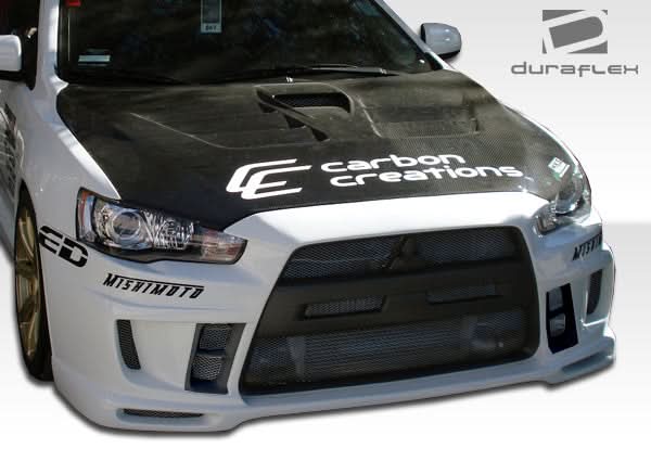 2008-2015 Mitsubishi Lancer Evolution 10 GT Concept Style Front Bumper Cover - FRP