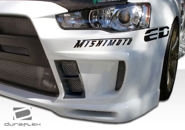 2008-2015 Mitsubishi Lancer Evolution 10 GT Concept Style Front Bumper Cover - FRP