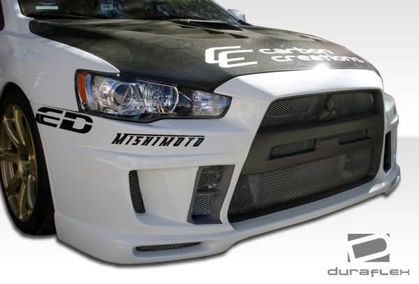 2008-2015 Mitsubishi Lancer Evolution 10 GT Concept Style Front Bumper Cover - FRP