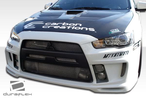2008-2015 Mitsubishi Lancer Evolution 10 GT Concept Style Front Bumper Cover - FRP