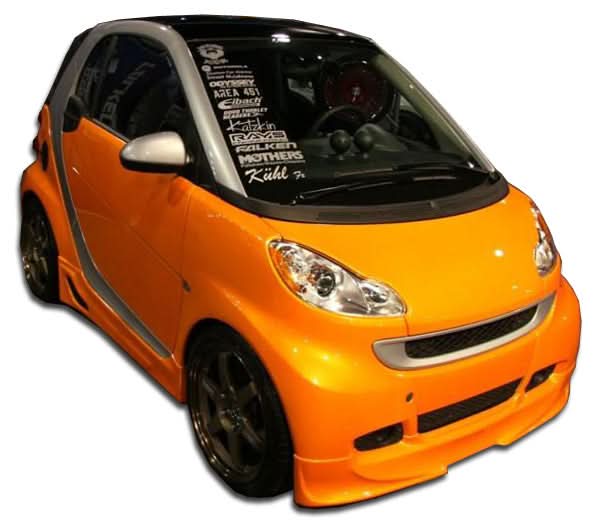 2008-2012 Smart ForTwo FX Style Front Lip Under Spoiler Air Dam - FRP