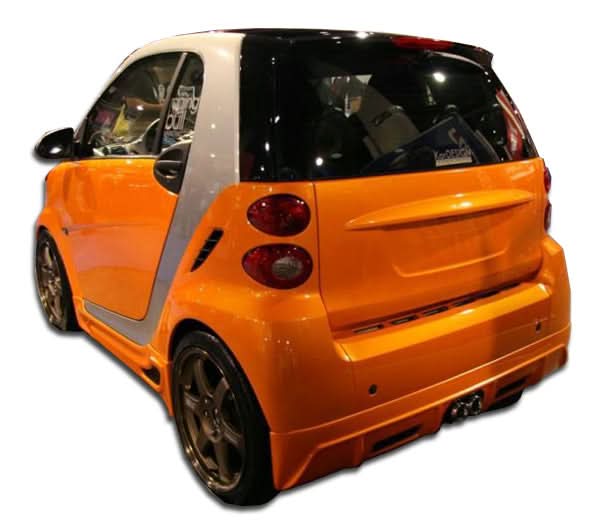 2008-2012 Smart ForTwo FX Style Rear Lip Under Spoiler Air Dam - FRP