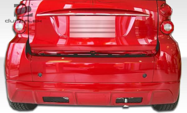 2008-2012 Smart ForTwo FX Style Rear Lip Under Spoiler Air Dam - FRP