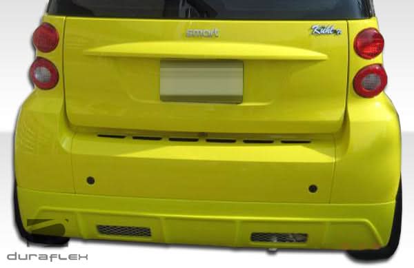 2008-2012 Smart ForTwo FX Style Rear Lip Under Spoiler Air Dam - FRP